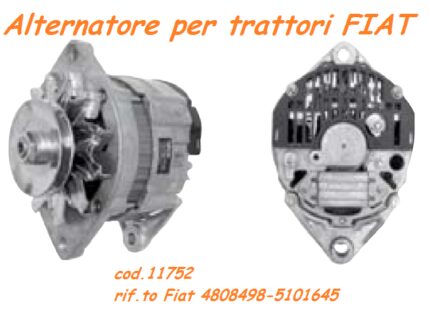 ALTERNATORE FIAT 14V-55A - cod: 11752