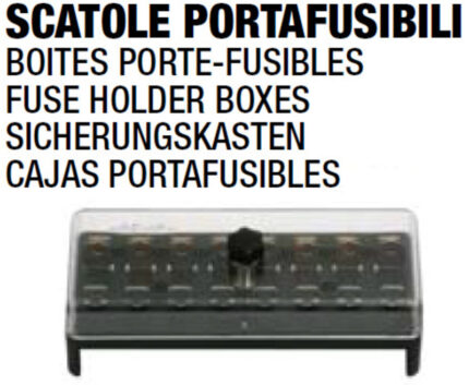 SCATOLA PORTAFUSIBILI 8 VIE - cod: 35636