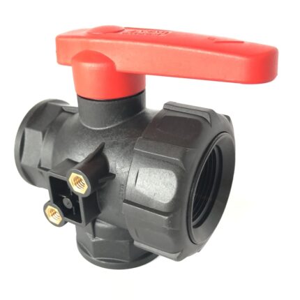 VALVOLA A 3 VIE ARAG DIAMETRO 1'1/4" FEMMINA 41MM - cod: 4542235