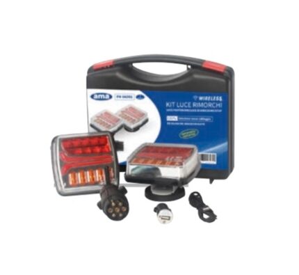 KIT FANALI POSTERIORI MAGNETICI WIRELESS LED - cod: 66001