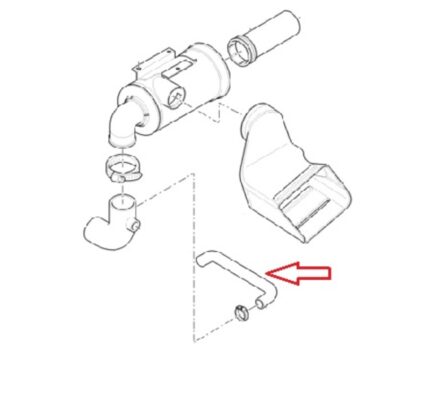 TUBO FLESSIBILE NEW HOLLAND - cod: 82033117