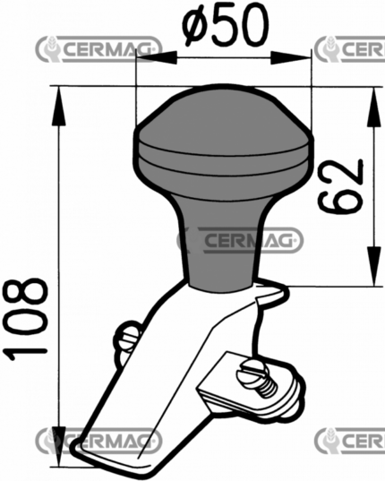 POMELLO VOLANTE STERZO STRETTO - cod: 60780