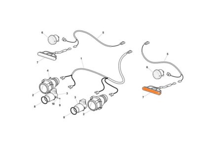 INDICATORE DI DIREZIONE ANTERIORE BCS - cod: 58176406