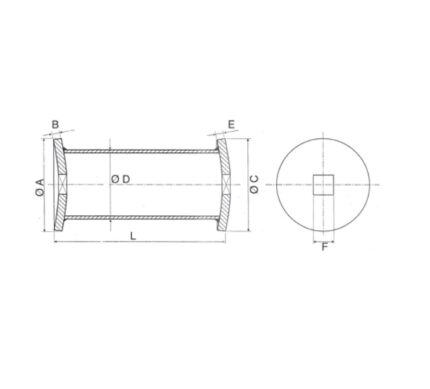 DISTANZIALE FRANCIZOLLE QUADRO - cod: CP1888