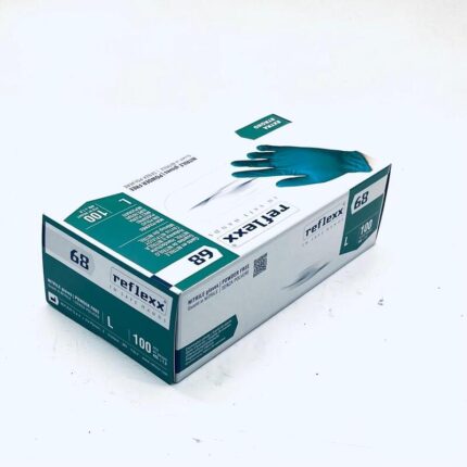 GUANTI NITRILE REFLEXX 68 TAGLIA L (confezione da 100 pz) - cod: GUAN12