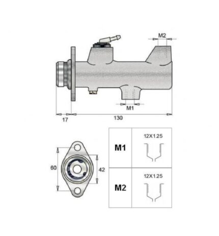 POMPA FRENO NEW HOLLAND - cod: 87354675