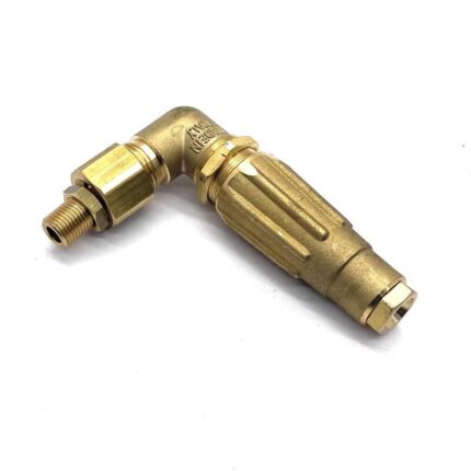 GETTO CURVO REGOLABILE CON ATTACCO 1/4″ = 13 mm - cod: 26227