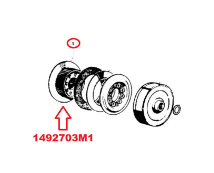 TAMBURO INTERNO FRIZIONE STERZO - cod: 1492703M1