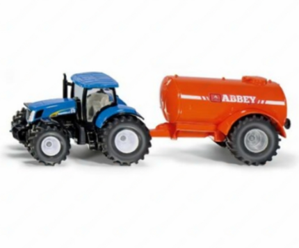 MODELLINO TRATTORE NEW HOLLAND CON CARROBOTTE SCALA 1:50 - cod: 98554
