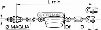 CATENA IMBRIGLIAMENTO SOLLEVATORE FIAT NEW HOLLAND - cod: 50321